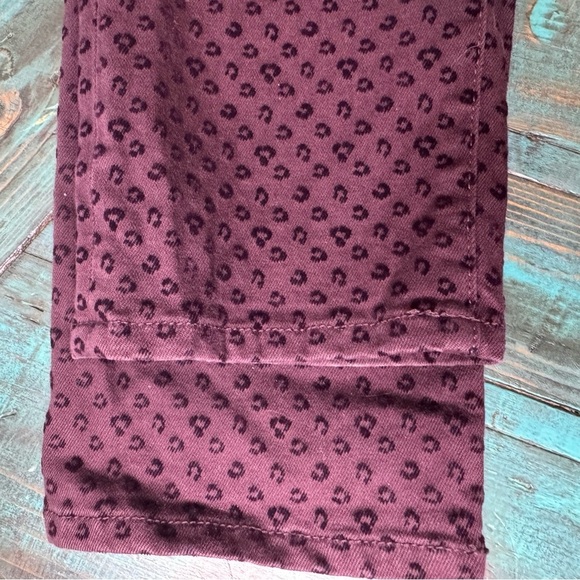 Escada Sport Burgundy Printed Pants Size 29 - Picture 11 of 12